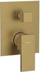 Sapho Duscharmatur CUBEMIX Unterputz-Duscharmatur, 2 Ausg&auml;nge, Gold matt
