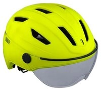 BBB Fahrradhelm BBB Helm Move Face Shield transparent M (52-57cm) neon gelb