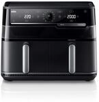 Braun Hei&szlig;luftfritteuse TwinCook 5 Airfryer TD 5053I BK, 10,0 Liter, 15
