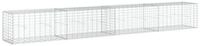 vidaXL Blumentopf Gabionenkorb mit Deckel 400x50x50 cm Verzinktes Eisen (1 St)