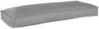 vidaXL Sitzauflage Kissen Grau 100 x 40 x 8 cm Oxford-Stoff, (1 St)