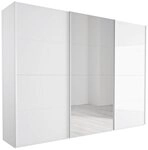 Composad Schwebet&uuml;renschrank SYSTEMA, 3-t&uuml;rig, Wei&szlig; Hochglanz, Wei&szlig; matt,...