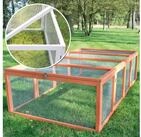 Zooprinz Freigehege Rabbit Run Hasen Kaninchen Auslauf Gehege, 100x48x181 cm,