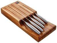 Richardson Sheffield Messerblock FORME (5tlg), Material: Akazienholz, Klingenstahl.