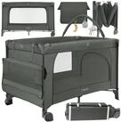 MoMi Baby-Reisebett BELOVE PLUS Babyreisebett mit Matratze, Spielbogen,...