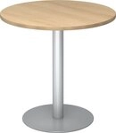 HAMMERBACHER Konferenztisch Besprechungstisch 80cm Eiche/silber