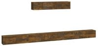 vidaXL TV-Schrank 6-tlg. TV-Schrank-Set R&auml;uchereiche Holzwerkstoff (6-St)