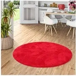 Pergamon Hochflor-Teppich Hochflor Super Soft Teppich Silky Rund, Rund, H&ouml;he: 30 mm