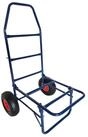 relaxdays Sackkarre Transportwagen klappbar 80kg, blau