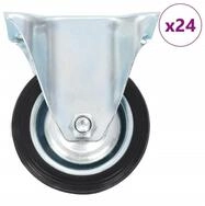 vidaXL Schwerlastrolle 24 Stk. Bockrollen 75 mm, (24-St)