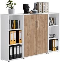 BMG M&ouml;bel Aktenschrank Office Edtion (Set 2 Wei&szlig;/ Gold Harbor Oak,...