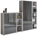 BMG M&ouml;bel Aktenschrank Office Edition 4 (Schrankwand Set, 4tlg) abschlie&szlig;bar,...