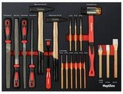 Mephisto-Tools Werkzeugset, (Set), metrisch, inkl. Soft Inlay in Carbon-Optik