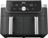 NINJA Hei&szlig;luftfritteuse DualZone XL-Hei&szlig;luftfritteuse 2 Schubladen DZ901EU,...