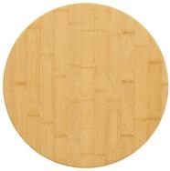 vidaXL Tischplatte Tischplatte &Oslash;50x1,5 cm Bambus (1 St)