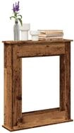 vidaXL Dekokamin, Kaminumrandung Altholz-Optik 75x20x87,5 cm Holzwerkstoff