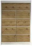 MIRJAN24 Kleiderschrank Lino IV (Schiebet&uuml;renschrank mit Kleiderstange)