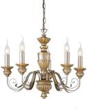 Ideal Lux Kronleuchter Ideal Lux Firenze SP5 Kronleuchter 5-flammig, Gold, &Oslash;:...