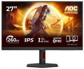 AOC 27G4ZR Gaming-LED-Monitor (1920 x 1080, 1 ms Reaktionszeit, 260 Hz, Fast...