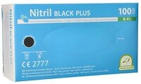 Medi-Inn Einweghandschuhe 1000x Classic Handschuhe Nitril puderfrei schwarz...