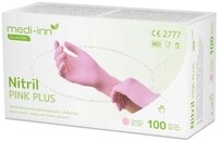 Medi-Inn Nitril-Handschuhe Nitril Pink Plus Einmalhandschuhe puderfrei AQL: 1.5