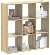 vidaXL B&uuml;cherregal 102 x 32 x 102 cm B&uuml;cherregal Standregal Bodenregal Sonoma...