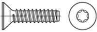Contorion Schraube ISO 14586 Form FE Senkkopf-Blechschraube VG 6,3x50 Stahl