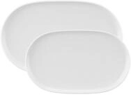 Seltmann Weiden Servierplatte Sento Home Servierplatten-Set 2er Set, Porzellan,