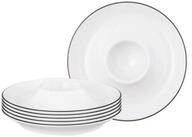 Seltmann Weiden Eierbecher Lido Black Line Eierbecher &oslash; 12,5 cm 6er Set, (6er...