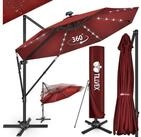 tillvex Sonnenschirm tillvex&reg; LED Premium Alu Sonnenschirm 330 cm + Abdeckung &