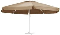 vidaXL Sonnenschirm Ersatzbezug f&uuml;r Sonnenschirm Taupe 610 cm