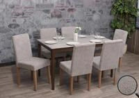 MCW Esszimmerstuhl Littau-CH-6 (Set, 6 St), Stuhlbeine aus Massivholz,...
