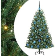 vidaXL LED Baum K&uuml;nstlicher klappbarer Weihnachtsbaum mit 150 LEDs Gr&uuml;n 150 cm