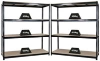PROREGAL&reg; Schwerlastregal MegaDeal Robustes Garagenregal Lagerregal BISON mit...