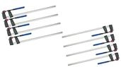 VaGo-Tools Schraubzwinge Schraubzwinge Rutschsicherung 300 x120mm 8x