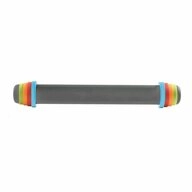 mastrad Teigroller F11814 Metall, Silikon, Mit Abstandsb&auml;ndern