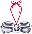 s.Oliver Bandeau-Bikini-Top Elain, mit kontrastfarbigem Zierring