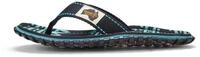 Gumbies Zehensandalen Original Flip Flops Dotty blau/anthrazitgrau Badeschuh