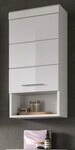 Inn.Furn H&auml;ngeschrank Shawn (Badschrank in wei&szlig; Hochglanz, 37 x 79 cm) mit 3