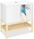 relaxdays Waschbeckenunterschrank mit Ablage