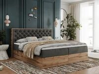 MKS M&Ouml;BEL Boxspringbett ALBERO 3 (Packung, Set, Topper T25/Visco, T30-Schaum,