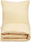 ZOLLNER Bettw&auml;sche, Mischgewebe, 2 teilig, 80% Baumwolle, 20% Polyester, vom