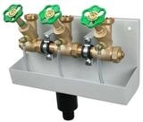 Schl&ouml;sser Wasserrohr Kompakt-Verteilerstation DN 25/32, mit Ablaufrinne,...