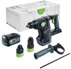 FESTOOL Akku-Bohrhammer KHC 18 EB-Basic 18 V 2,6 J SDS-Plus + 1x Akku 5,0 Ah +