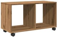 vidaXL Schrankmodule Rollschrank Artisan-Eiche 72x33x42,5 cm Holzwerkstoff