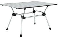 KOMFOTTEU Campingtisch Picknicktisch, aus Aluminium, klappbar & 4-stufig