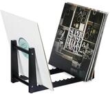 relaxdays Aufbewahrungsbox Schallplatten St&auml;nder schwarz