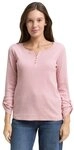 TOM TAILOR Henleyshirt mit Turn-Up-Arm