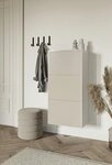Selsey H&auml;ngeschuhschrank VELDIO Wand-Schuhkipper mit 3 Klappen, 50 cm breite