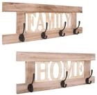 MCW Garderobenpaneel Zuhause+Familie-MCW-C60-2 (Set), Kleiderhaken individuell